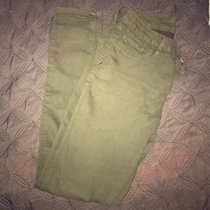 Olive Green Skinny Jeans